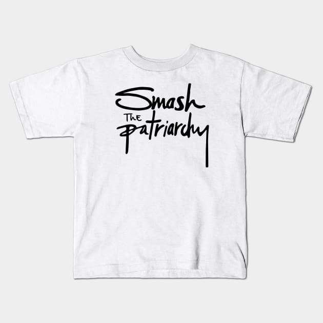 Smash the Patriarchy Kids T-Shirt by CollectiveRising